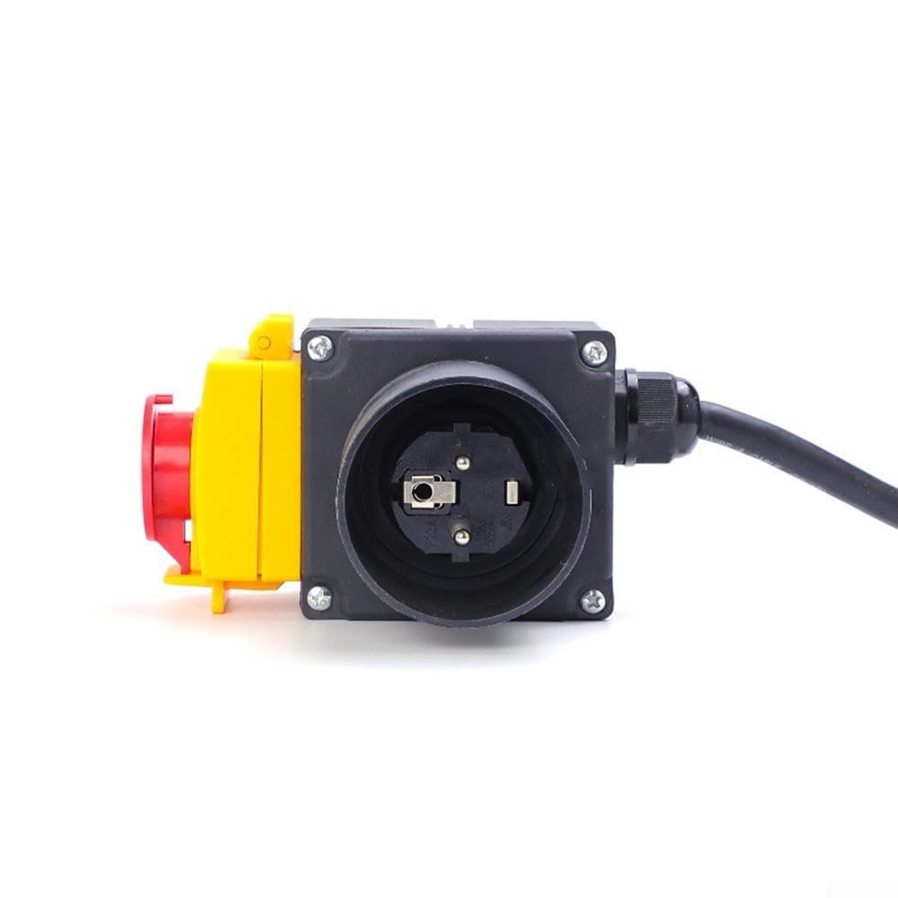 KOA7 Elektromagnetischer Schalter 250V 12A IP54 Schutz staubdicht spritzwassergeschützt Not-Aus mit mechanischer Rot-Grün-Taste für Industrieholzspalter Holzbearbeitungsmaschinen
