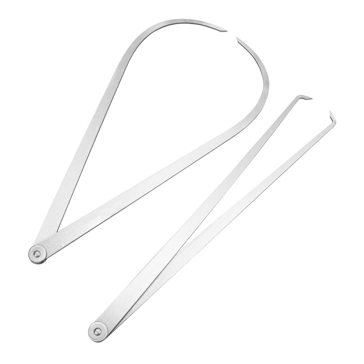 Alipis 2PCS 350mm Stainless Steel Measuring Caliper Set for Accurate Distance Measurement Easy to Use Caliper Tool for Men and Women for DIY Projects and Crafts