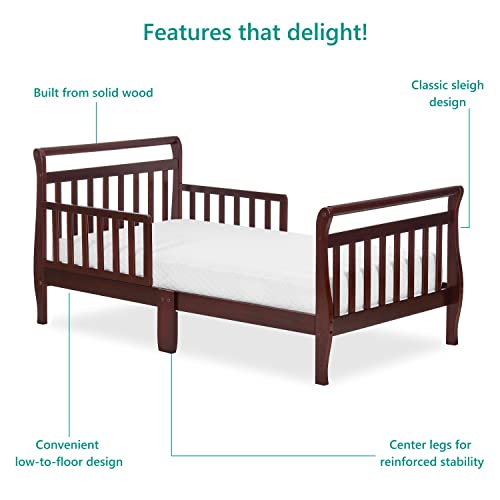 Dream On Me Classic Sleigh Toddler Bed, Espresso #TOP5