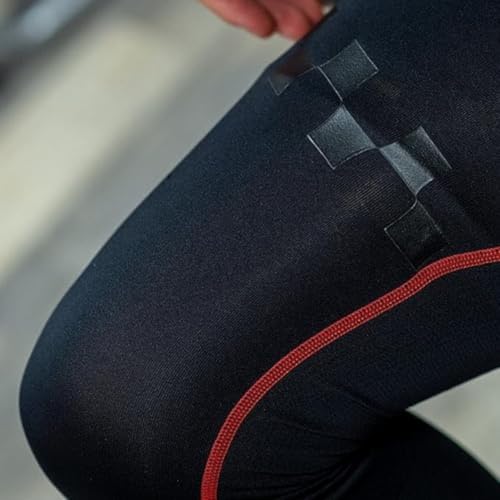 Image of EVS SPORTS TUG Fusion Socks (1 Pair) | Compression Fit for Muscle Support | Reinforced Heel & Toe for Durability | Black /Red | Youth | Compression sock with reinforced heel /toe, moisture-wicking comfort, contoured stay-put fit, boot-ready support