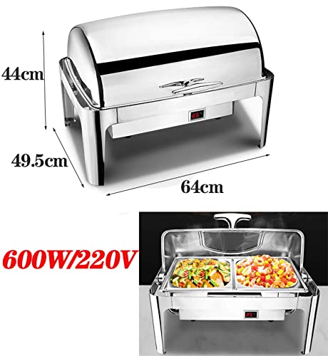 ywewsq Elektrische Speisenwärmer für Partys und Buffets, Chafing Dish, 9L Kommerzieller Buffetwärmer Catering… – Bild 4