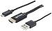 Produktbild Manhattan MHL-Anschlusskabel HDMI auf Micro USB, 5-polig (Micro USB 5-pol. auf HDMI, Stromversorgung über USB Typ A) schwarz 151498