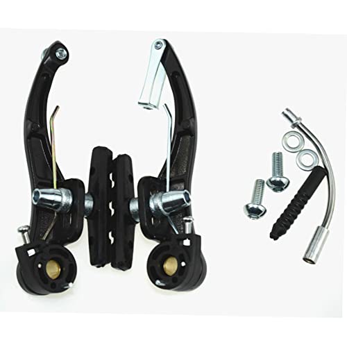 Tobefore Bike Brakes Set, Mountain Bike V Brake Set For Most Bikes V Brake Calipers, V-Brake Replacement Set For Mtb, Road Bike,Bmx,E Bike(2Pcs Bicycle Brake Pad And 1Pcs Bike V Brake Set) (Silver) #TOP3