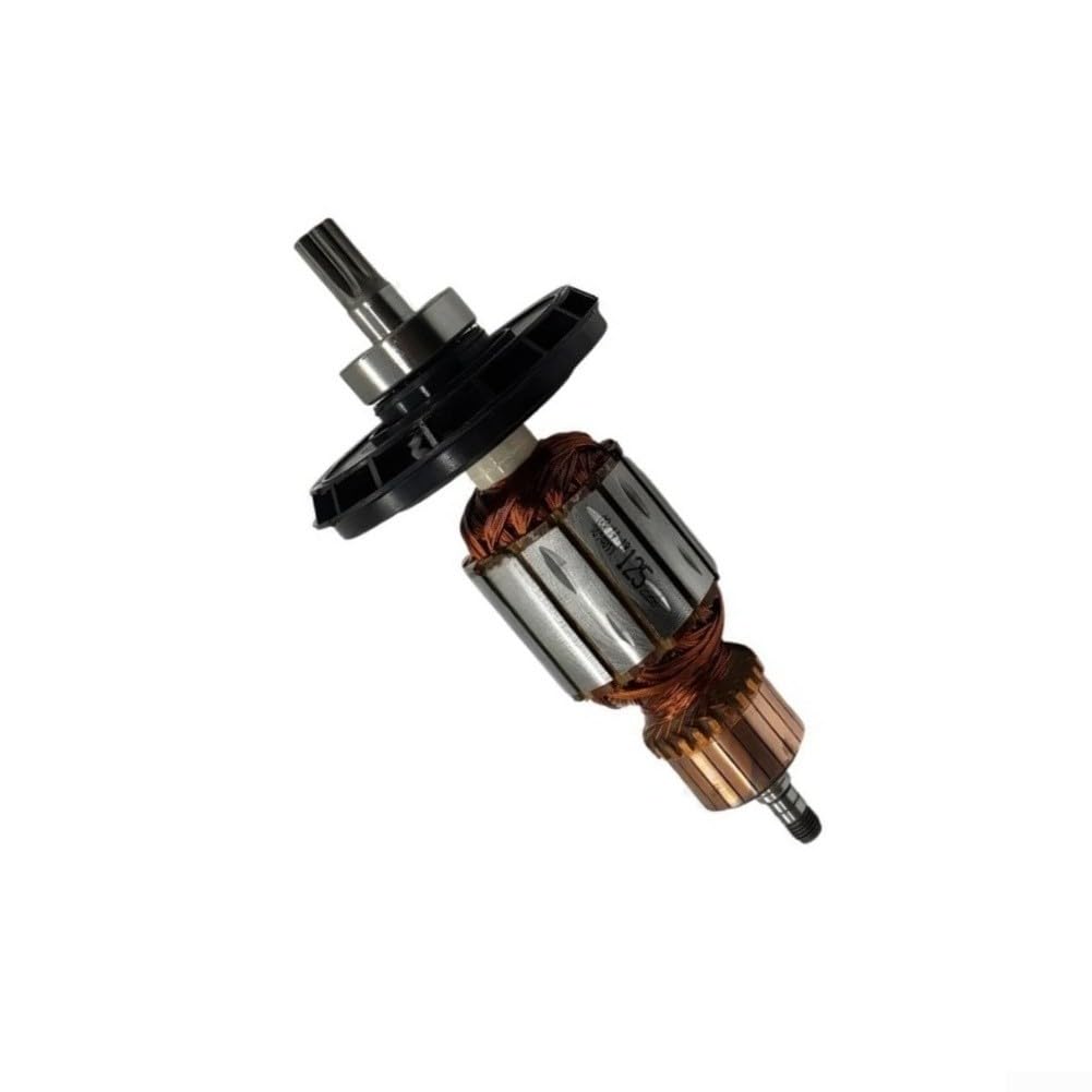 Armatura 1614011128 per GBH5-40 Martello Rotore di ricambio in metallo per utensili elettrici GSH5 Componente di riparazione resistente Dimensioni standard
