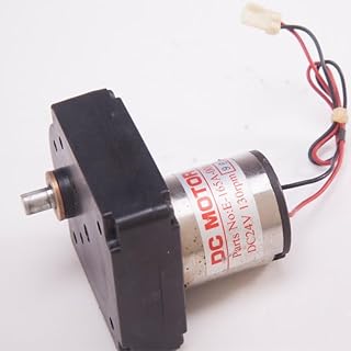 EdricShop DC Motor Motor Hand Generator E-165A-000 24V130Rpm DC Gear Motor