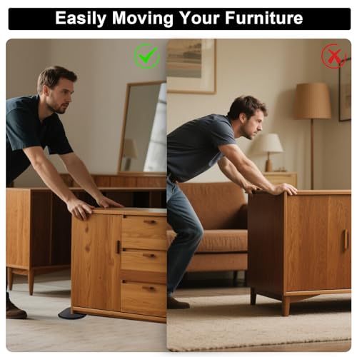 Mover muebles de forma sencilla en alfombras con este kit de 8 piezas 5