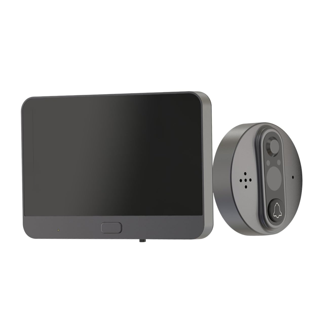 Campanello Smart Wifi con Telecamera, Spioncino Visivo 4.3 Pollici