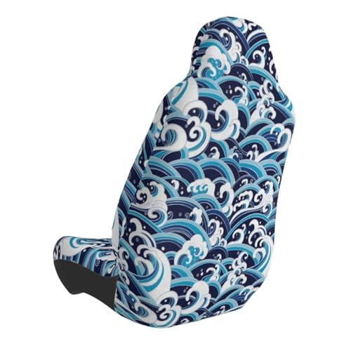 Housse de protection pour siège auto ZORIN impression 3D bleue - 3