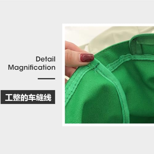 Sacs à main simples pour femmes : idée cadeau moderne en vert et blanc - 4