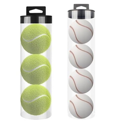 Boîte de Rangement en Plastique pour 2 Balles de Tennis de Table, Étui avec Clé, Accessoires d'Entraînement Sportif, 10cm  18