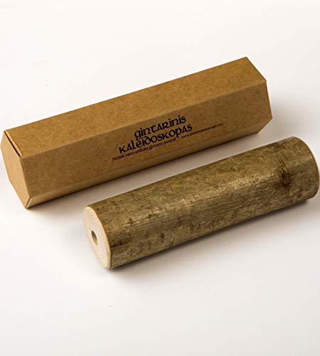 Bernstein Kaleidoskop, Holzspielzeug, original Design aus Haselbaum, natürliche Materialien, Spielzeug, Geschenk