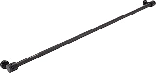 Magnetic Curtain Rod Metal Hanger Bar Black Magnetic Hanging Rod for Outdoor Camping Magnetic Rod Black Curtain Rod