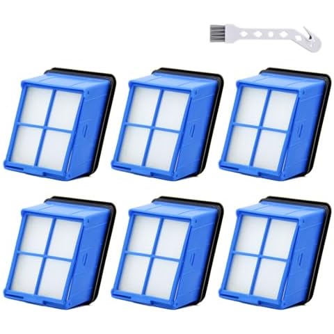 BIHARNT 6 Pack Replacement Filter for Bissell CrossWave OmniForce 3882 3883 3930F Wet and Dry Vacuum Cleaner Cover