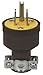 Black Straight 3wire Plug