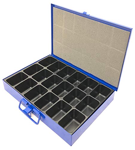 Nordwest Coffret avec 18 compartiments en tôle 340 x 240 x 50 mm