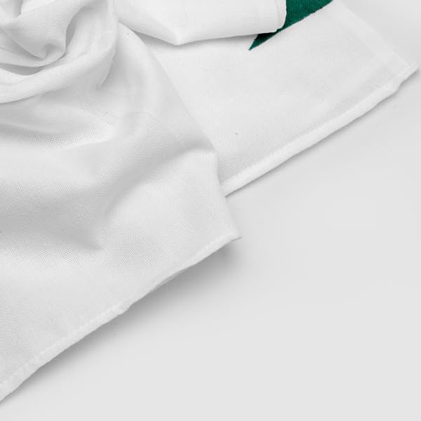 Image of YATTA Traditional New Born Baby Towel | Non Dyed Pure Muslin Towel | Soft Cotton White Colour | Chemicals Free & Quick Drying | Stitched Ends | 45x22 Inches | Pack of 2