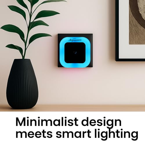 Image of Signamio 1 Pcs Sensor Light for Home Indoor - Smart Motion Sensor LED Light, Automatic On /Off Night Lamp, Energy-Saving 0.5W for Bedroom, Bedside, Home Use-Blue