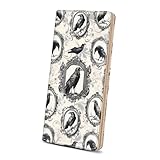 Immaturus Crow Womens Wallet, Slim Thin RFID Blocking Card Wallets, Bifold PU Leather Credit Card Holder Organizer, Cute Cash Clutch Long Billfold with Zipper Coin Pocket Ladies Girls Gift