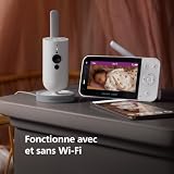 Philips Avent Connected Baby Monitor with Wi-Fi, HD Camera, Infrared Night Vision, Crying Detection, Two-Way Audio, 12 Hours Playtime, Model SCD951/26 - 6