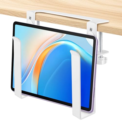 Support de bureau réglable pour ordinateur portable blanc suspendu