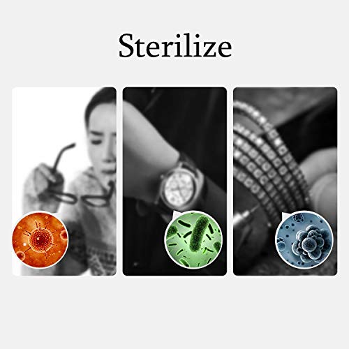 ADELALILI Kleine Ultraschallreiniger Intelligent Schmuck Brille Waschmaschine Gebiss-Sterilisator Maschine Heimgebrauch… – Bild 8