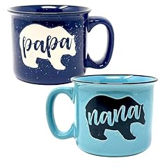 Nana Bear Teal and Papa Bear Navy Blue Gift Set