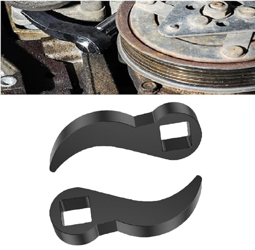 Lot de 2 têtes d'adaptateur de pied de biche - Tête d'adaptateur multifonction réglable - Adaptateur Crowbar - Outil de réparation de voiture - Pry Bar - Outils de réparation pour les espaces