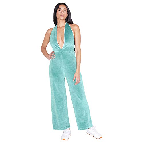 white deep v jumpsuit