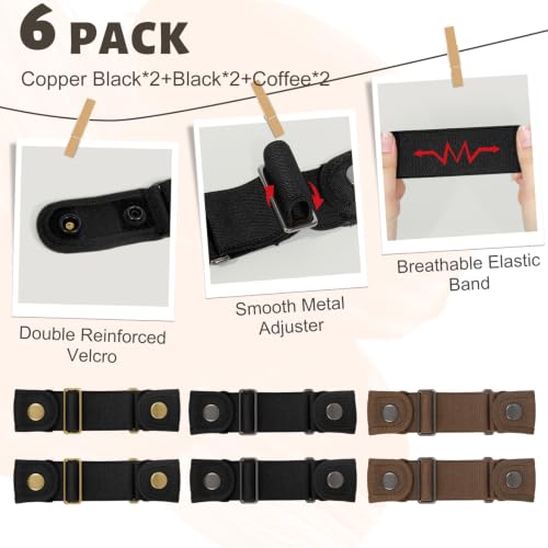 Image of Beltroad No Buckle Belts for Men Women Stretch Sides Belt without Buckle