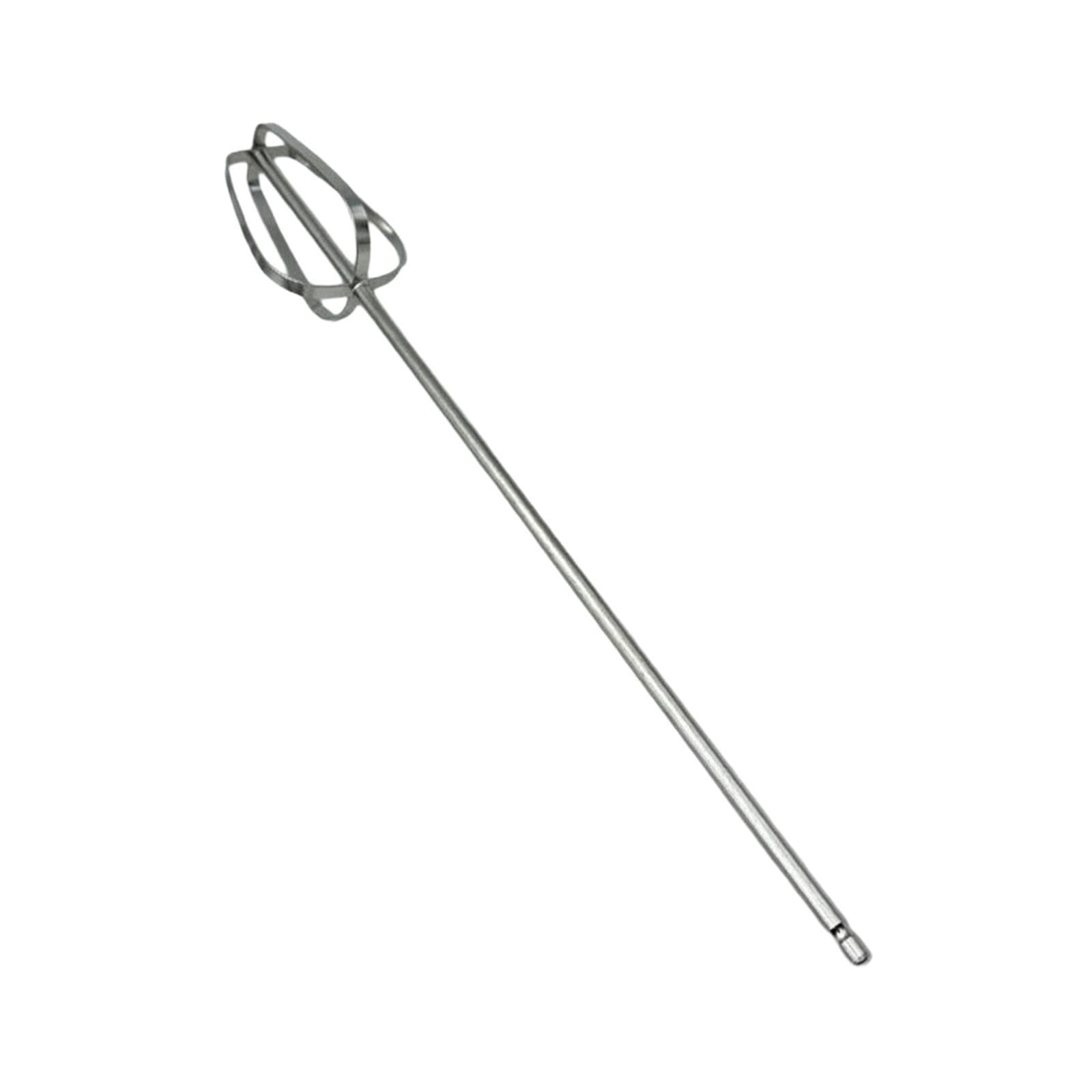 Varilla Mezcladora de Hormigón Herramienta de Acero Inoxidable para Taladro Eficiente en Mezcla de Pintura Cemento Y Arena Adecuada para Talleres Domé, 28cm