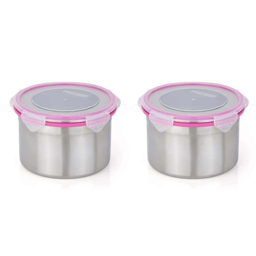 STEELLOCK Stainless Steel Airtight Container with Lid | Leakproof, BPA-Free, Durable Kitchen Storage | Multipurpose Food