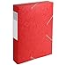 Produktbild Cartorel 10 Stück elastische Mappen 3 Klappen Cartobox-Rücken 6 cm Karton 5/10E rot