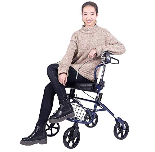 ショッピング用歩行器 高齢者用歩行器 歩行補助具 軽量 移動補助 ショッピングカート 折りたたみ式 シートとバッグ付き 4輪 高齢者用