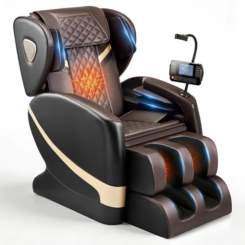 VEVOR Massage Chair, Zero Gravity Full Body Massage Chair with 10-Point Rollers, 5 Automatic Modes,...