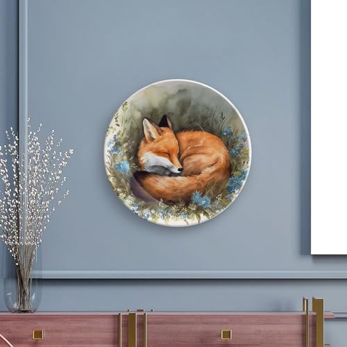 Plato decorativo de porcelana Bone China de 7 pulgadas miniatura 5