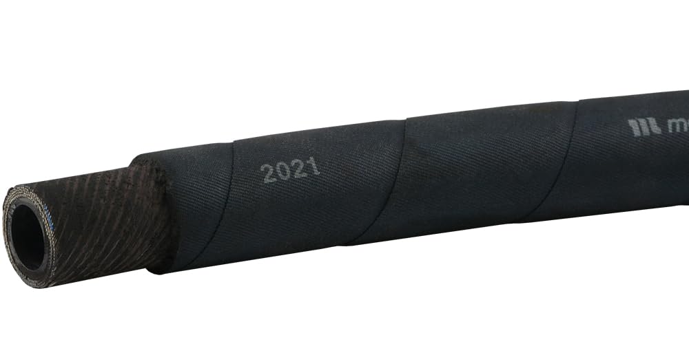 Fittingteile - Drahtspiralen Hydraulik-/Hochdruckschlauch EN 856 Luft Wasser Öl Kraftstoffe (Schlauch Ø innen: 31,8 mm)