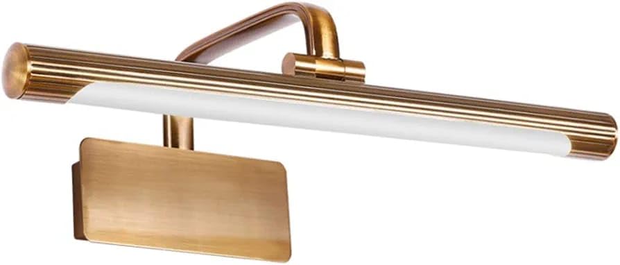 Image of Glowave Classic Metal Rose Golden Light with Adjustabe Head Mirror Vanity Bathroom Picture Light - Warm White (375 /RGD)