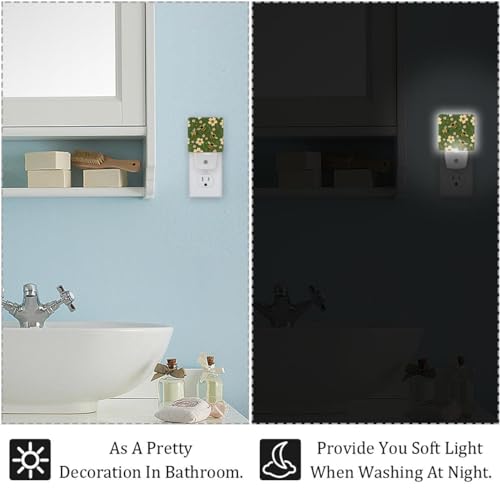 Lámpara de noche LED sensor luz 2 unidades miniatura 5