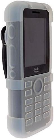 Miniatura 3 de Funda de silicona con clip de cinturón giratorio para teléfonos Cisco 8821 y 8821-EX transparente