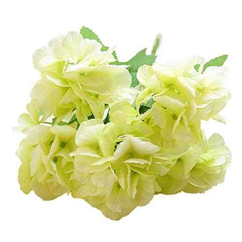 Whiie891203 Artificial Fake Flower Plants,1Pc Potted Artificial Flower Stage Arrangements Wedding Bouquets Decorations Floral Table Centerpieces for Home Kitchen Garden Party Grave DIY Decor Green