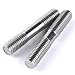 BJWFL 1pc Stainless Steel Long Silver Screw Stud Rod, M6 M8 M10 304 Double Thread Bar for Industry(140mm*M8)