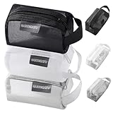 mini sac pochette au crochet Solution d'organisation polyvalente : utilisez ces sacs polyvalents comme mini pochettes de maquillage, organisateurs de trousses de voyage, trousses à crayons, porte-accessoires électroniques ou même comme petites trousses de premiers secours..Ils sont parfaits pour garder votre voiture, votre bureau à domicile ou votre sac de sport bien rangé.