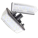 Nota: Por favor, confirme que el año del modelo de su automóvil y el tamaño de la luz de la placa de matrícula original sean compatibles con la compra electrónica, ¡gracias!