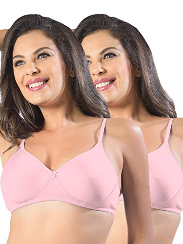 Image of SONARI Womens Non Padded Cotton Bra | Wire Free, Medium Coverage, Seamless Cups, Comfortable Polyester Cotton Blend Fabric | Adjustable Straps, Ideal for Everyday Wear - Smile