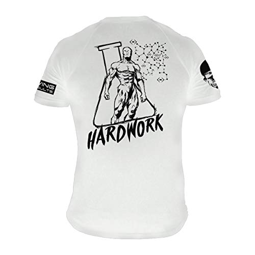 Camiseta estampada dryfit Dark lab (Preto, M)