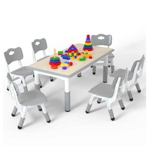 LulliSpace Kids Table and Chairs Set