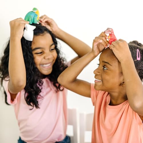 Image of Melissa & Doug Created by Me! Dinosaur Figurines Craft Kit (2 Resin Dinosaurs, 6 Paints, Paintbrush) (Pack of 12)