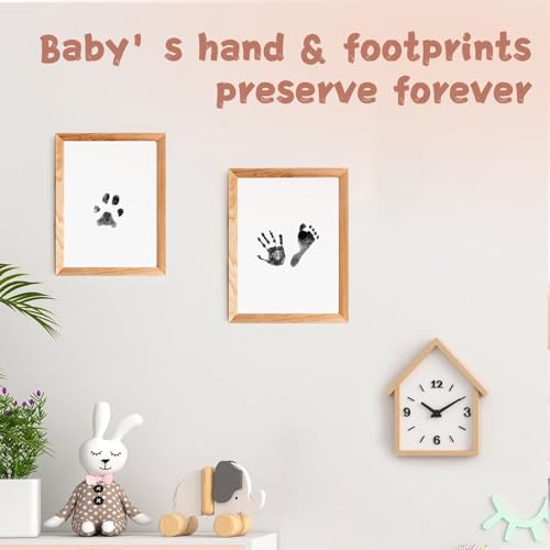 Babyqunt 4-PACK-SMALL Inkless Baby Hand And Footprint Kit,Clean-Touch Ink Pad Kit,Safe No Mess Printing Infant Hand Foot Stamp,4 Pack Newborn Inkless Print Pads Best Keepsake Or Gifts thumb #5