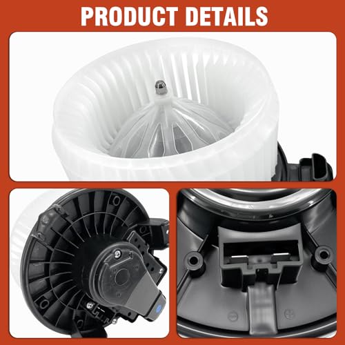 Image of AC Heater Blower Motor with Fan Fit for Jeep Wrangler 2014-2017, Compatible with Jeep Wrangler JK 2018, Ram 1500 2014-2018, Ram 1500 Classic 2019-2022, Replacement for OE# 700308, 68232369AA