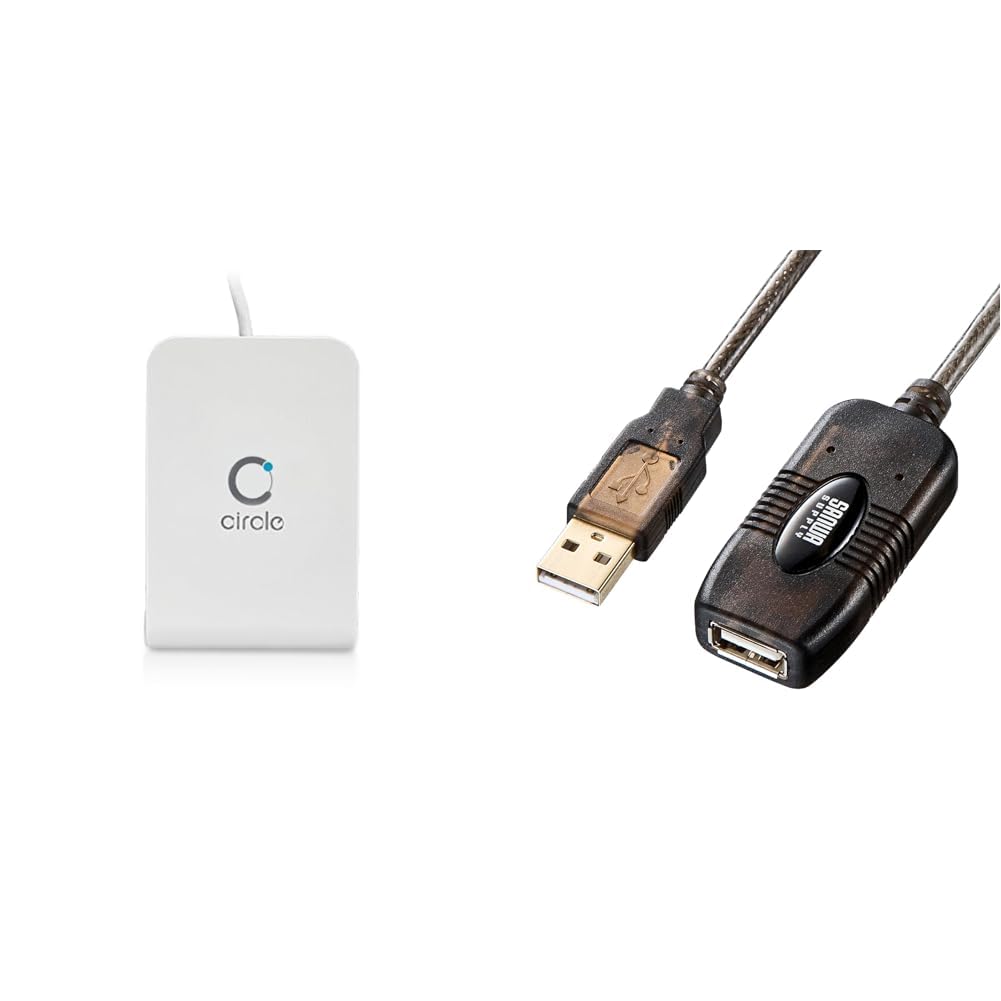 AB Circle USB接続型非接触式ICカードリーダー Amazon | AB Circle 非接触式 IC カードリーダ (USB Type-A) CIR315A